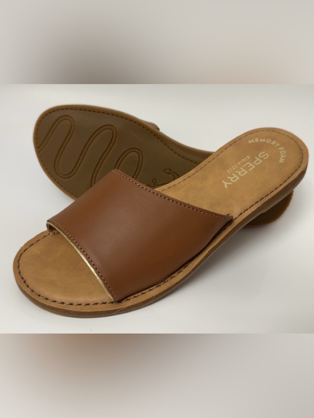 Sperry Waypoint Leather Sandals - NWOT